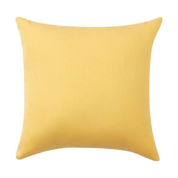 Pottery Barn Sunbrella Buttercup Yellow Solid Outdoor Pillow 18" Square NEW - Picture 1 of 5